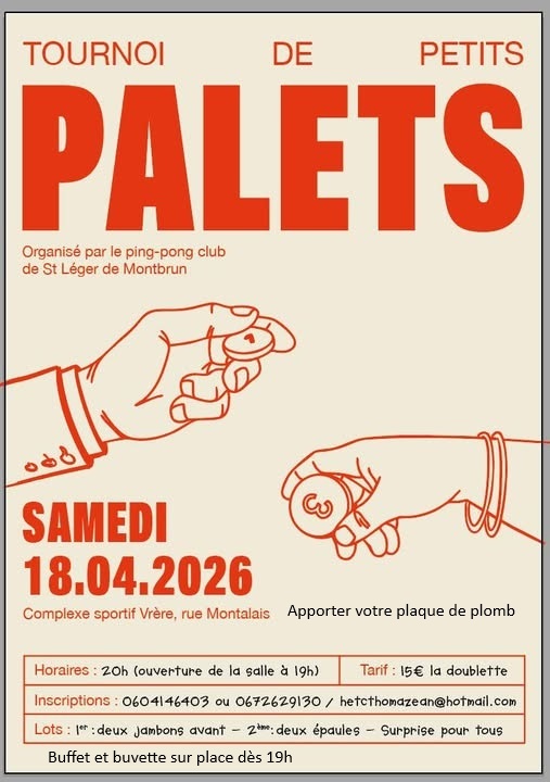 Tournoi de petits palets Vendéen